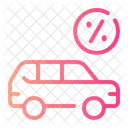 Car Loan Finance Interest Icon