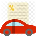 Car Loan Paper  Icon