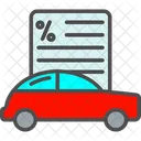 Car Loan Paper Car Loan Car Icon