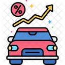Car Loan Rates  Icon