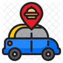Car Food Delivery Icon