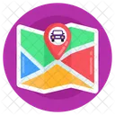 Car Location Cab Location Car Navigation Icon