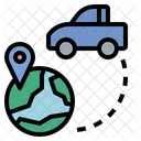 Car Location  Icon