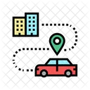 Car Direction Tracking Icône