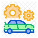 Crashed Car Restoration Icon