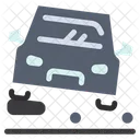 Car Overtaking  Icon