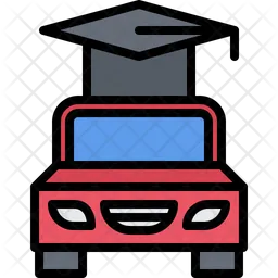 Car Overtaking  Icon