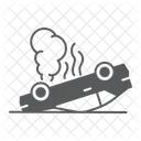Car Overturned Accident Overturned Crash Icon