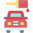 Car Painting Automobile Transportation Icon