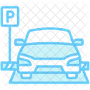 Parking Vehicles Space Icon