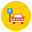 Car Parking Parking Area Car Garage Icon
