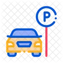 Car Parking Sign Icon
