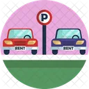 Car Parking Parking Car For Hire Icon