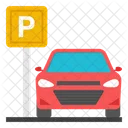 Car Parking Parking Lot Parking Board Icon