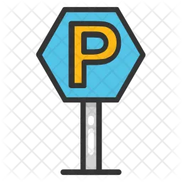 Car Parking Sign  Icon