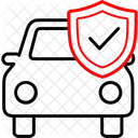 Car Protection Business Liability Car Insurance Icon