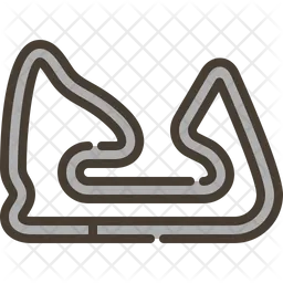 Car Racing Path  Icon