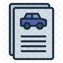 Car Registration Certificate Vehicle Registration Certificate Car Registration Icon
