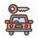 Car Rental Transport Icon
