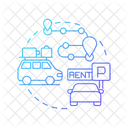 Car rental  Icon
