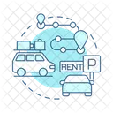 Car rental  Icon