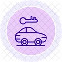 Car Rentals Line Icon Icon