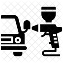 Car Repair Car Painting Polishing Automobile Icon