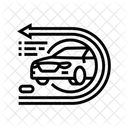 Return Process Car Icon