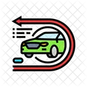 Return Process Car Icon