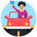 Car Ride  Icon