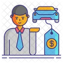 Car Salesman  Icon