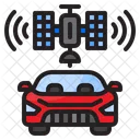 Car Satellite  Icon
