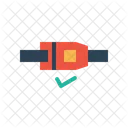 Car Seat Belt Icon