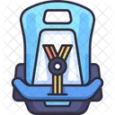 Car Seat Safety Belt Symbol