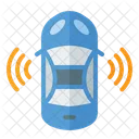 Car Sensor Automation Autopilot Mode Icon