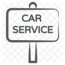 Car Service Board  Icon