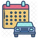 Car Service Date  Icon