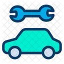 Automobile Garage Repair Icon