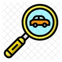 Car Service Find Search Icon