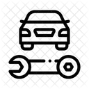 Car Repair Wrench Icon