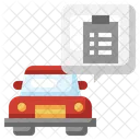 Car Service Paper  Icon