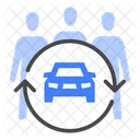 Car Sharing  Icon
