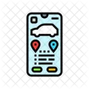 Sharing App Car Icon