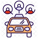 Car sharing  Icon