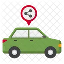 Car Sharing Cab Service Taxi Service Icon