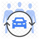 Car Sharing  Icon