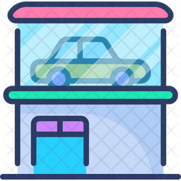 Car Showroom Icon