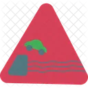 Car skidding water  Icon