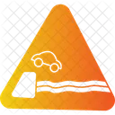 Car skidding water  Icon