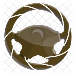 Car Steering Wheel Cover  Icon